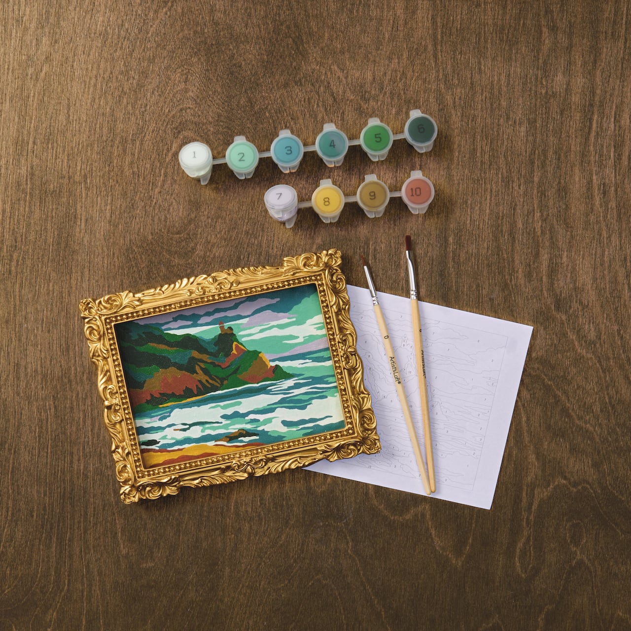 Lighthouse Paint-by-Number Framed Mini Kit by Artist's Loft®